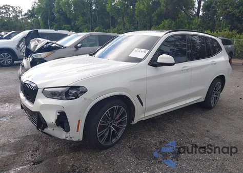 2024 BMW X3 xDrive30I z USA, uszkodzony, nr VIN 5UX53DP03R9U53045